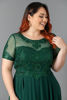 Imagen de Maxi Dress Blusa Encaje Manga Corta     (Exclusivo Pagina)
