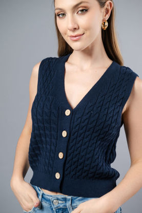 Imagen de Blusa Tejida Estilo Chaleco    ( Exclusivo Pagina)