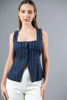Imagen de Blusa En Rayas Cuello Cuadrado Botones (Exclusivo Pagina)