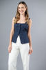 Imagen de Blusa En Rayas Cuello Cuadrado Botones (Exclusivo Pagina)