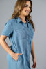 Imagen de Vestido Camisero En Denim Manga Corta   (Exclusivo Pagina)