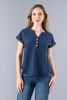 Imagen de Blusa Botones Madera, Detalle Croche Mangas ( Exclusivo pagina )