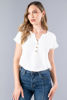 Imagen de Blusa Botones Madera, Detalle Croche Mangas ( Exclusivo pagina )