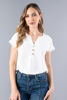 Imagen de Blusa Botones Madera, Detalle Croche Mangas ( Exclusivo pagina )
