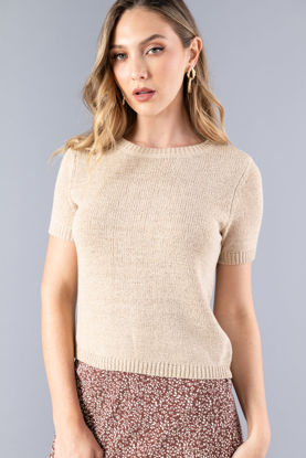Imagen de Blusa Tejida Manga Corta