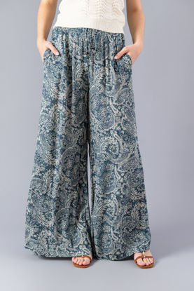 Imagen de Pantalon En Rayon Estampado, Elastico Cintura