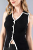 Imagen de Blusa Tejida Detalle Contraste Color   ( Exclusiva Pagina)