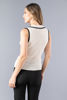 Imagen de Blusa Tejida Detalle Contraste Color   ( Exclusiva Pagina)