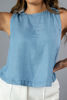 Imagen de Blusa Sin Mangas Botones Espalda