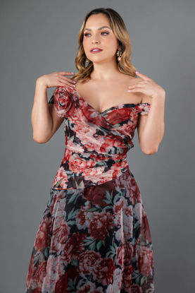 Imagen de Vestido Off Shoulder Estampado