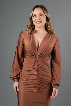 Imagen de Vestido Manga Larga Bombacha