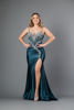 Imagen de Vestido Tirantes Abalorios Blusa