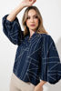 Imagen de Blusa Cuello Chino Manga 3 / 4
