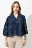 Imagen de Blusa Cuello Chino Manga 3 / 4