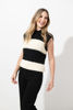 Imagen de Blusa Sweater Cuello Alto Color Block