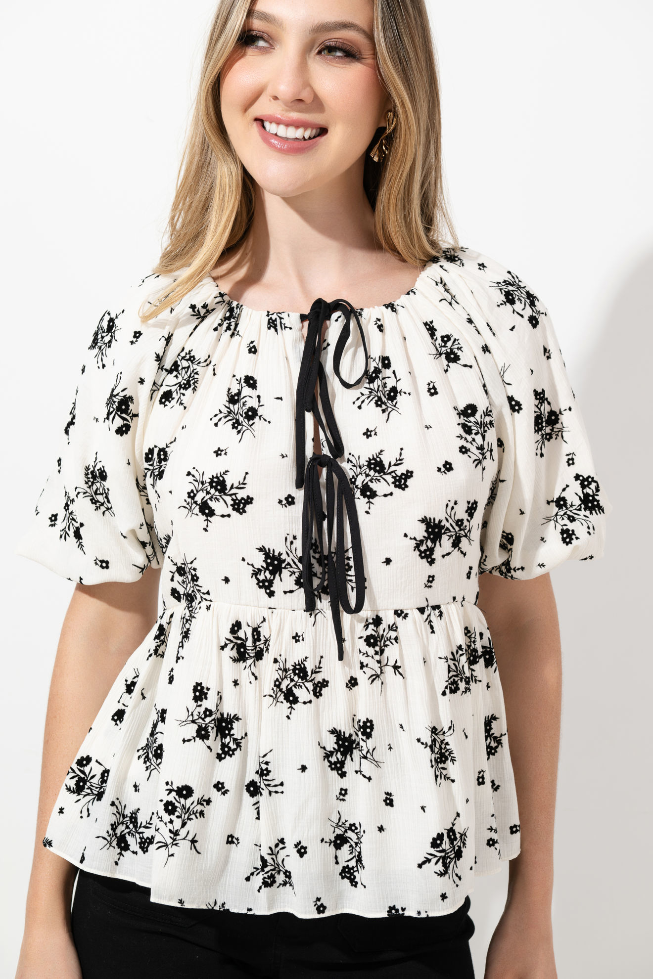 Imagen de Blusa En Rayon Estampado