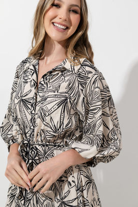 Imagen de Vestido Camisero En Rayon Estampado