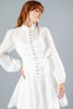 Imagen de Vestido Manga Larga Cuello Alto, Botones Decorados