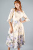 Imagen de Vestido Print Floral, Mangas 3/4, Con Vuelo