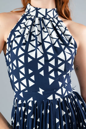 Imagen de Vestido Halter Falda Plisada
