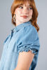 Imagen de Camisera Denim Manga Corta