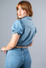 Imagen de Camisera Denim Manga Corta