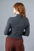 Imagen de Blusa Cuello Alto, Detalle Botones Puños
