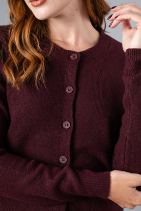 Imagen de Sweater Basico Botones, Cuello Redondo