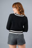 Imagen de Sweater Contraste, Cuello V Botones