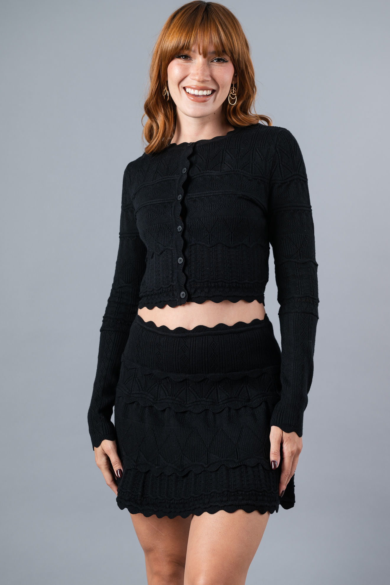 Imagen de Set Falda Sweater Botones