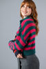 Imagen de Sweater En Rayas, Zipper Frente