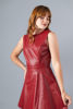 Imagen de Vestido En Cuerina Sin Mangas