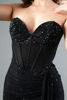 Imagen de Maxi Dress Estilo Corce Straple, Abertura Falda