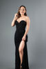 Imagen de Maxi Dress Estilo Corce Straple, Abertura Falda