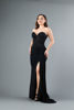 Imagen de Maxi Dress Estilo Corce Straple, Abertura Falda