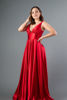 Imagen de Maxi Dress Cuello V Profundo, Abertura Pierna