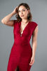 Imagen de Vestido Escote Profundo, Abertura Falda