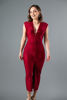 Imagen de Vestido Escote Profundo, Abertura Falda