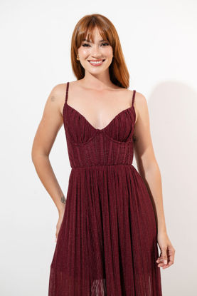 Imagen de Vestido Tirantes, Con Brillo, Falda Larga