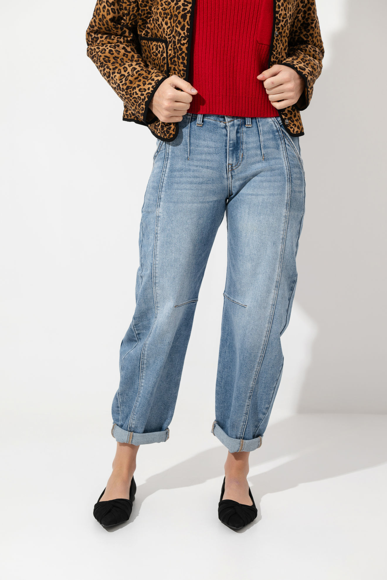Imagen de Barrel Jeans High Rise