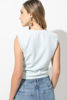 Imagen de Blusa Con Hombreras, Detalle Perlas