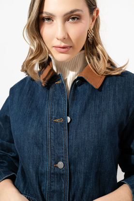 Imagen de Jacket Denim Oversize Bolsillos Parche