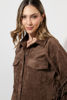 Imagen de Jacket Camisa En Suede Con Flecos