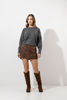 Imagen de Mini Falda En Suede Bolsillos Parche    ( Exclusiva Pagina)