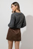 Imagen de Mini Falda En Suede Bolsillos Parche    ( Exclusiva Pagina)