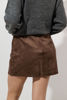 Imagen de Mini Falda En Suede Bolsillos Parche    ( Exclusiva Pagina)