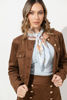 Imagen de Chaqueta Corta En Suede Botones Dorados