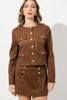 Imagen de Chaqueta Corta En Suede Botones Dorados   ( Exclusiva pagina)