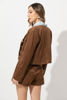 Imagen de Chaqueta Corta En Suede Botones Dorados   ( Exclusiva pagina)