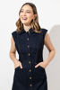 Imagen de Vestido Con Hombreras En Denim Con Bolsillos   ( Exclusivo Pagina)